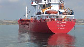 Çanakkale Boğazı girişinde kargo gemisi karaya oturdu