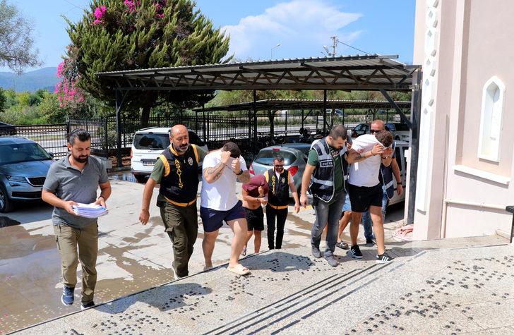 Muğla'da gasp ve hırsızlık iddiasıyla 5 zanlı tutuklandı G1