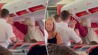 Uçakta şoke eden anlar! Sarhoş yolcu uçuş görevlisine tokat attı