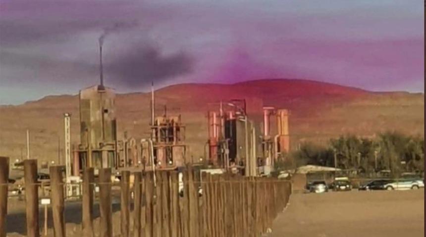 Gizemli mor bulutlar panik yarattı!  Sebebi herkesi şaşırttı