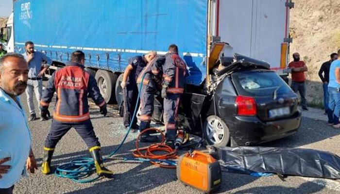 Son dakika | Ankara'da feci kaza! 4 kişi hayatını kaybetti