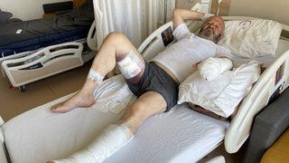 Erzurum'da ayının saldırdığı kişiyi komşusu kurtardı