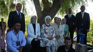 Emine Erdoğan, Tokat'ta Bereket Hasadı Programına katıldı: