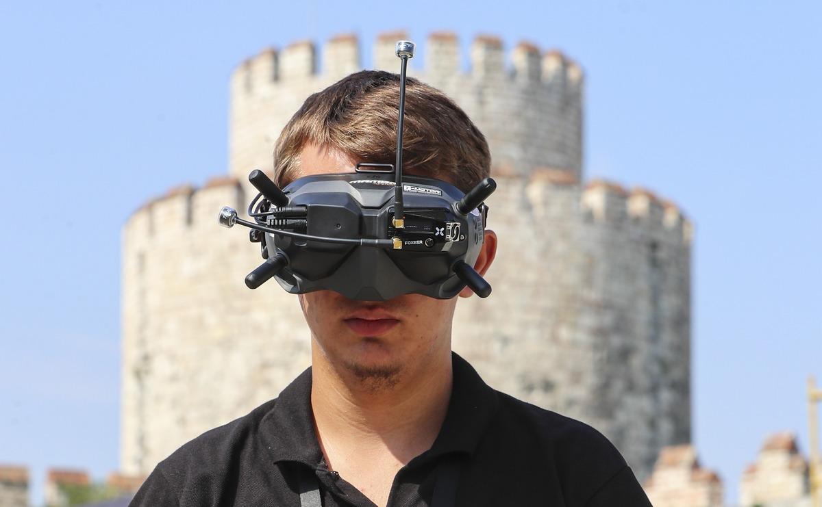 Yedikule Hisarı'nda dron yarışması başladı
