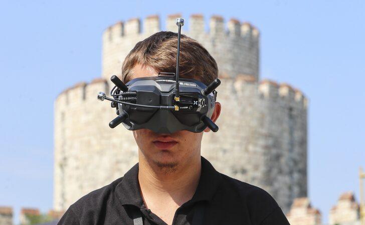 Yedikule Hisarı'nda dron yarışması başladı G1