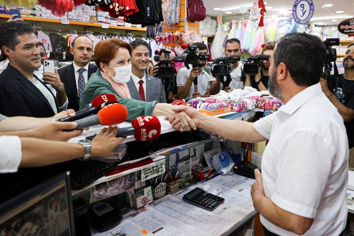 İYİ Parti Genel Başkanı Akşener, İstanbul'da esnaf ziyaretlerinde bulundu G2