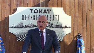 Tarım ve Orman Bakanı Kirişci, Tokat'ta Bereket Hasadı Programında konuştu:
