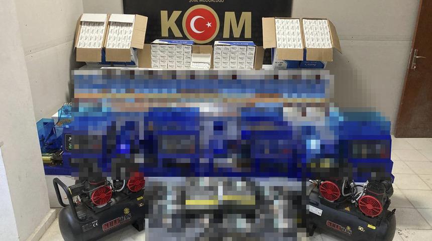 Samsun’da 93 bin 600 filtreli sigara kağıdı ele geçirildi