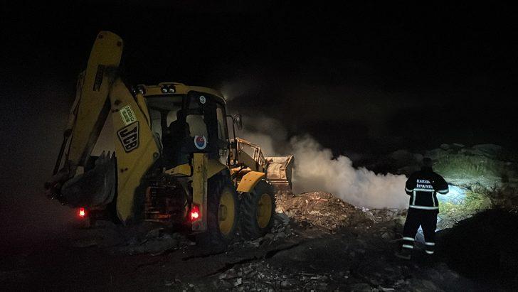 Karabük'te çöp toplama alanında çıkan yangın söndürüldü G4