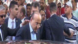 Şehit cenazesinde Başbakan Yardımcısı Yalçın Akdoğan’a protesto