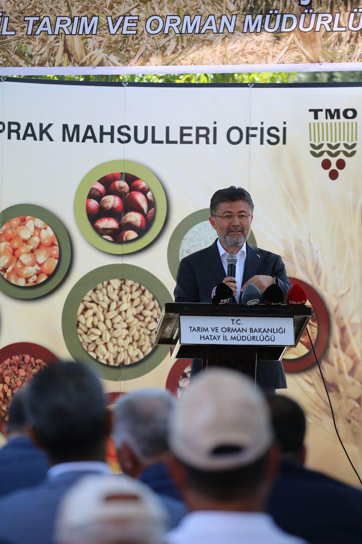 Bakan Kirişci, Hatay'daki mısır hasadı törenine telefonla katıldı: G4