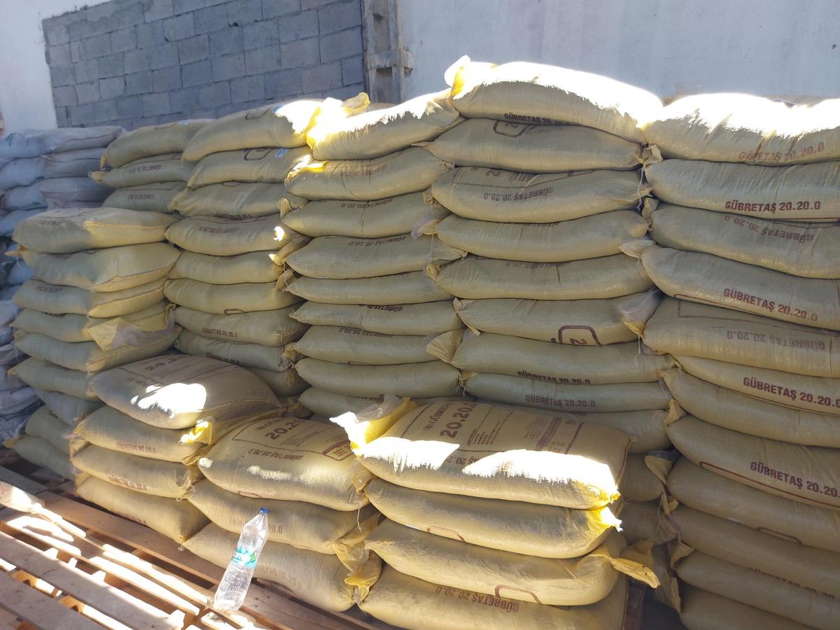 Elazığ'da 54 ton sahte g&uuml;bre ele ge&ccedil;irildi