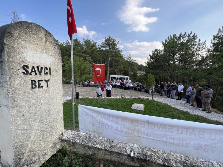 Ertuğrul Gazi'nin oğlu Saru Batu Savcı Bey, Domaniç'teki kabri başında anıldı G3