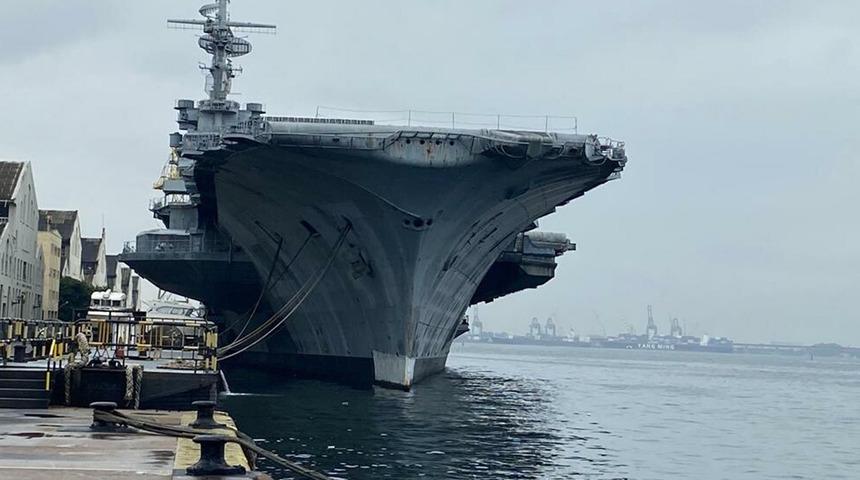 Söküm firmasından açıklama! 'Nae Sao Paulo' uçak gemisinin akıbeti ne olacak? 