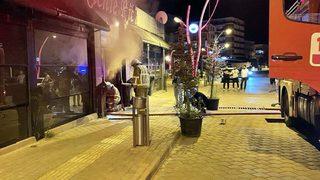 Kırıkkale'de kafede çıkan yangın hasara yol açtı