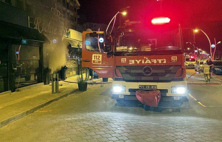 Kırıkkale'de kafede çıkan yangın hasara yol açtı G2