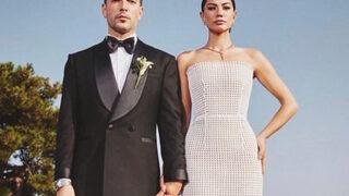 Demet Özdemir'in ilk gelinliği Oğuzhan Koç'un ise ayakkabısı dalga konusu oldu! Sosyal medya onları konuşuyor