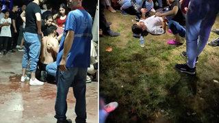 Konserde bıçaklı saldırı dehşeti! 2’si polis 6 kişiyi yaraladı, suç makinesi çıktı
