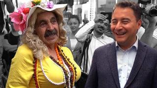 Babacan'ın fenomen 'Bıyıklı Dudu Abla' ile karşılaşması herkesi gülümsetti! Almancı koca isteğine bakın nasıl yanıt verdi