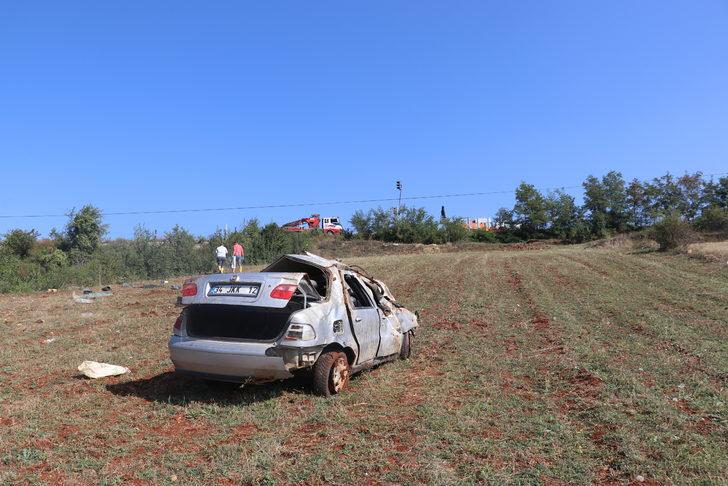 Kastamonu'da tarlaya devrilen otomobilin sürücüsü öldü G3
