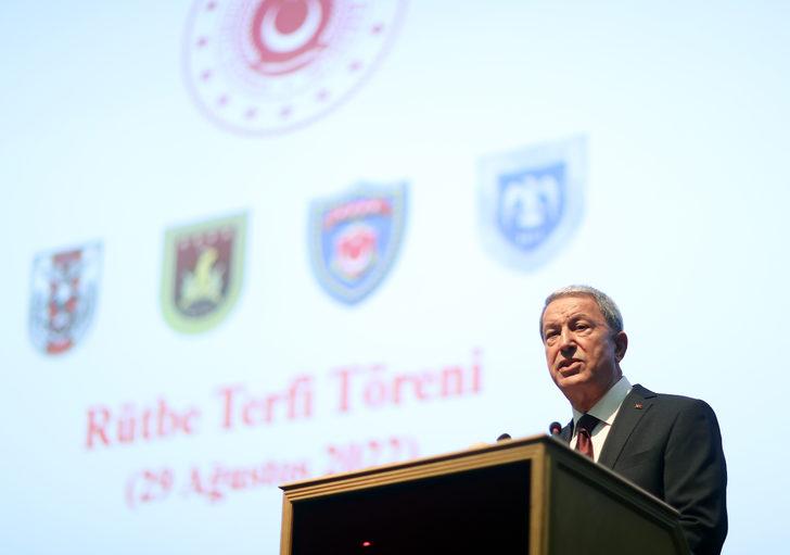 Milli Savunma Bakanı Akar, TSK rütbe terfi töreninde konuştu: G2