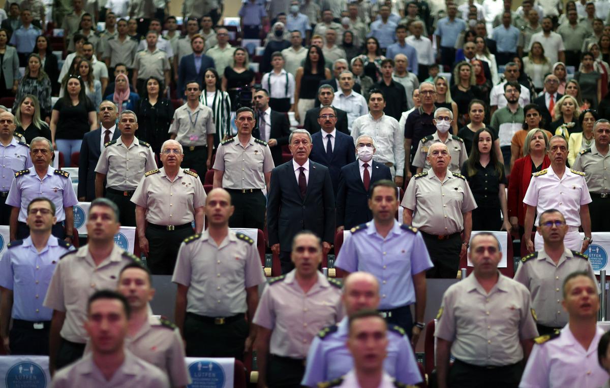 Milli Savunma Bakanı Akar, TSK r&uuml;tbe terfi t&ouml;reninde konuştu: