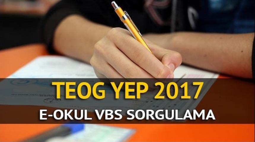 TEOG YEP puanları a&ccedil;ıklandı! Tıkla e-okul TEOG YEP puanları sorgula