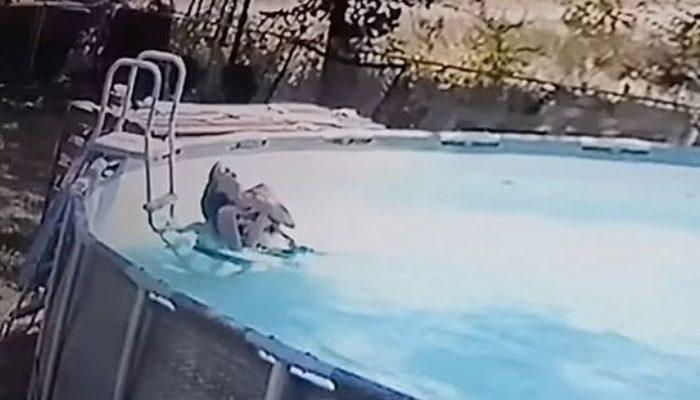 Annesini ikinci kez ölümün kıyısından aldı! 10 yaşındaki çocuk havuzda nöbet geçiren annesini boğulmaktan kurtardı