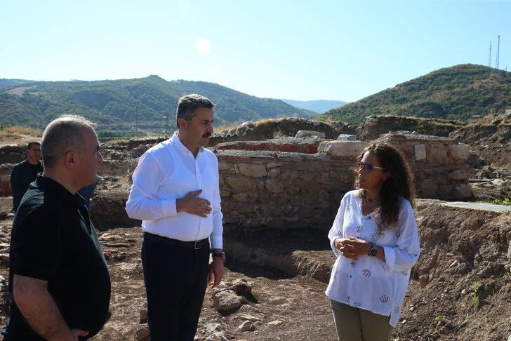 Tokat Valisi Hatipoğlu, Komana Antik Kenti'ndeki kazı çalışmalarını inceledi G5