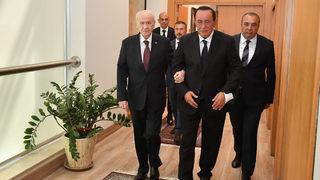 Bahçeli, MHP Genel Merkezi'nde Alaattin Çakıcı'yla görüştü