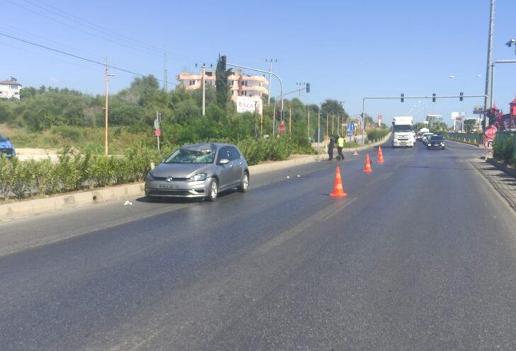 Antalya'da otomobille çarpışan skuter sürücüsü öldü G2