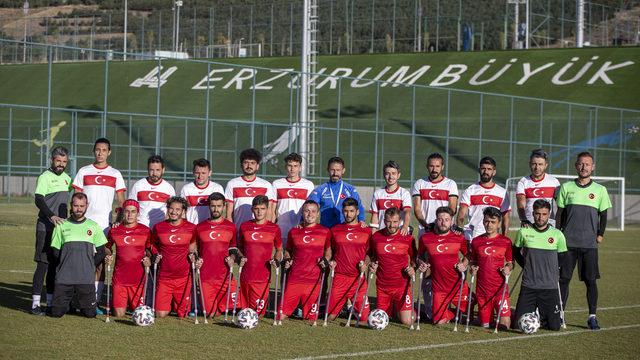 Ampute Milli Futbol Takımı'nın Erzurum kampı sona erdi