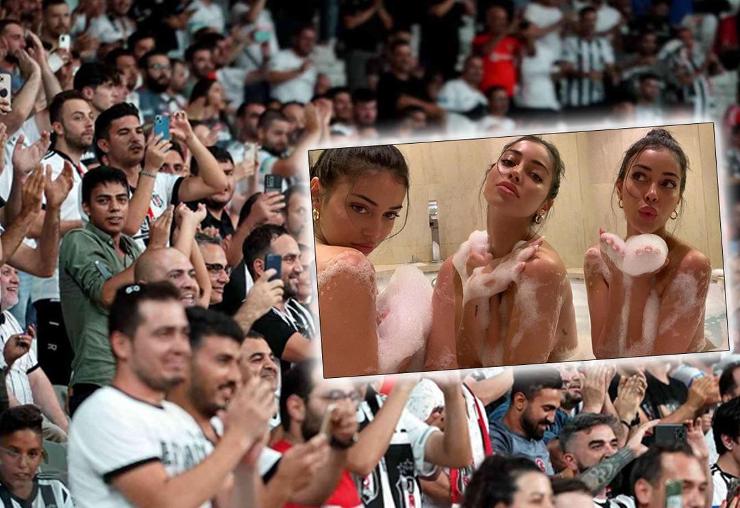 Herkes onu konuşuyor! Beşiktaş trib&uuml;nlerinde şaşırtan isim