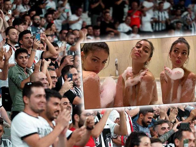 Herkes onu konuşuyor! Beşiktaş tribünlerinde şaşırtan isim