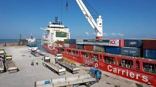 Amasra'da taş kömürü üretiminde kullanılacak mekanizasyon sistemi Bartın'a ulaştı