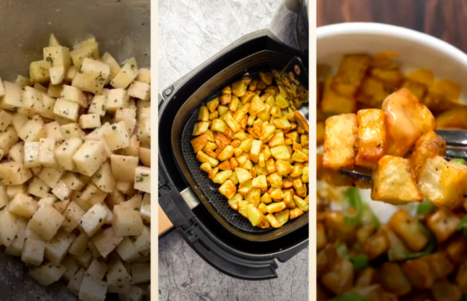 Azıcık yağ ile harikalar yaratmanızı sağlayan airfryerda kolayca yapabileceğiniz çıtır patates tarifi