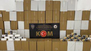 Gaziantep'te 3 milyon 580 bin makaron ele geçirildi