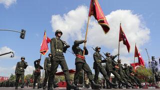 Büyük Zafer'in 100. yıl dönümü Vatan Caddesi'nde resmi geçitle kutlandı