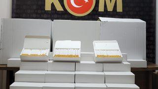 Malatya'da 320 bin makaron ele geçirildi