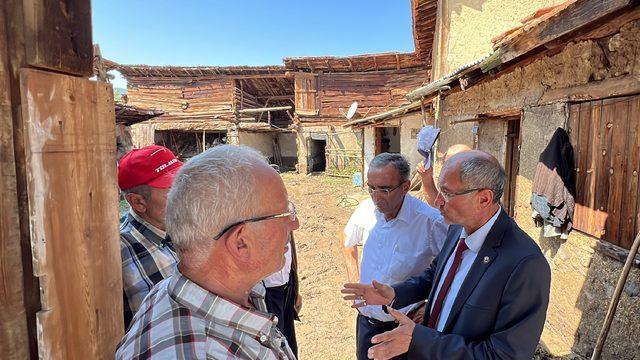 Kütahya Domaniç'te şiddetli yağış 7 köyde sele yol açtı