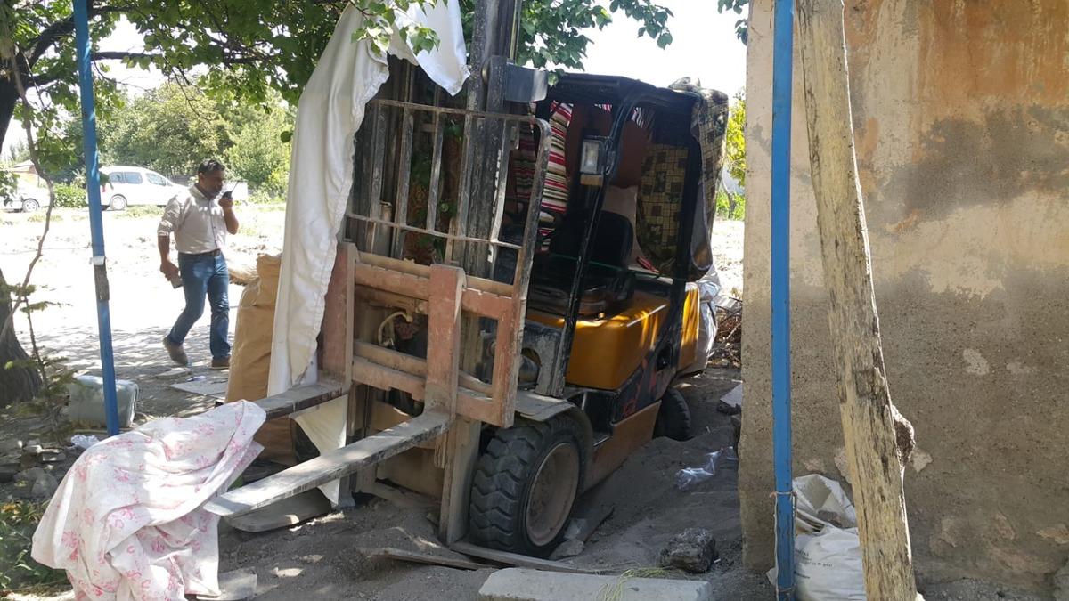 Kayseri'de iş makinesi &ccedil;aldıkları iddiasıyla 2 ş&uuml;pheli yakalandı