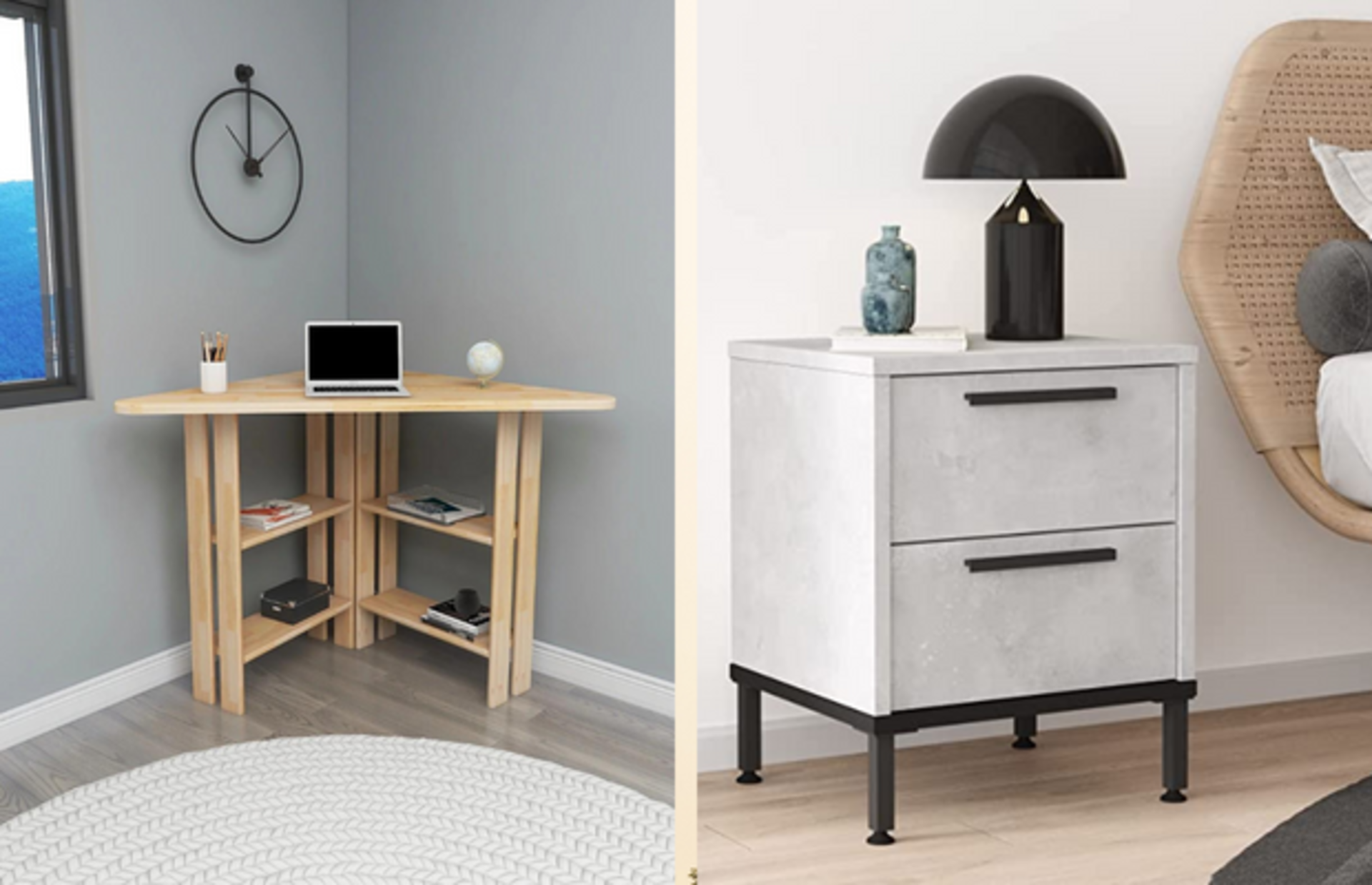 Küçük yaşam alanına sahip kişiler için minimal mobilya modelleri