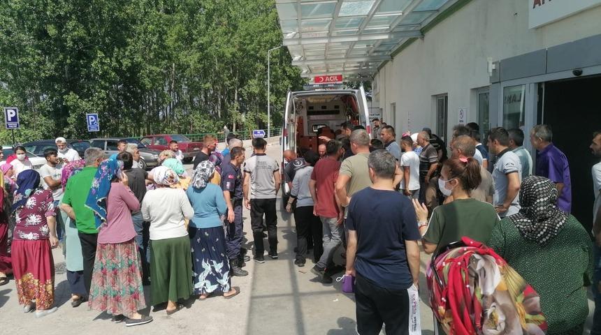 Samsun'da fındık bahçesindeki gölete düşen çocuk hastaneye kaldırıldı