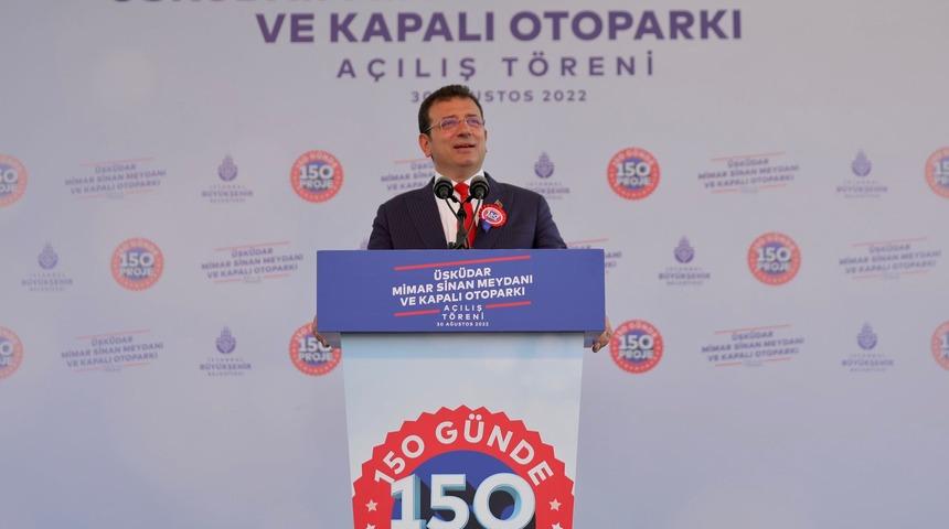 Üsküdar Mimar Sinan Meydanı ve Zemin Altı Otoparkı törenle açıldı