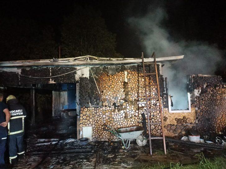 Kocaeli'de prefabrik evde çıkan yangın söndürüldü G1