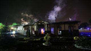 Bursa'da çiftliğin restoranında çıkan yangın söndürüldü