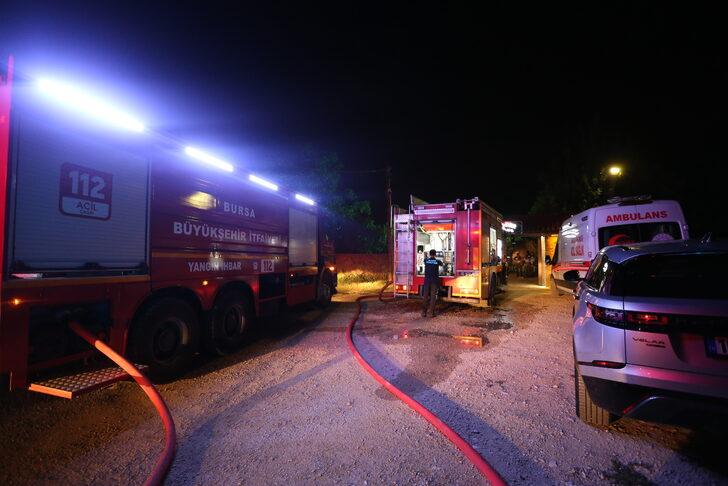 Bursa'da çiftliğin restoranında çıkan yangın söndürüldü G2