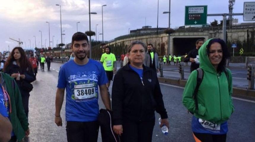 Emel Korkmaz, oğlu Ali İsmail Korkmaz'ın düşleri için koştu