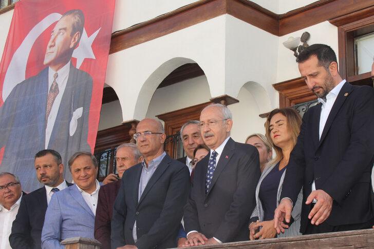CHP Genel Başkanı Kılıçdaroğlu, Havza'daki Atatürk Evi'ni ziyaret etti: G1
