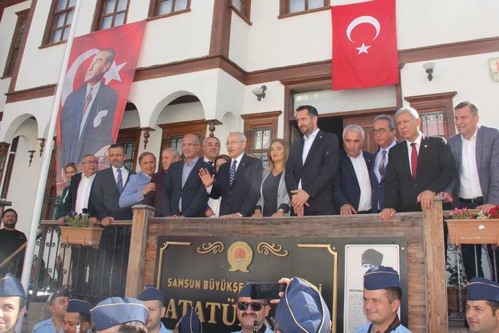 CHP Genel Başkanı Kılıçdaroğlu, Havza'daki Atatürk Evi'ni ziyaret etti: G2